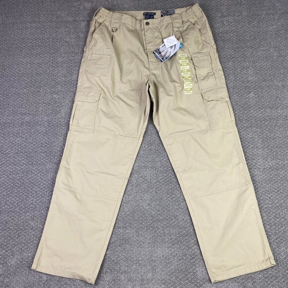 NWT 5.11 Tactical Taclite Pro Pants Cargo Ripstop Khaki Men's 40 x 32 - Picture 1 of 15